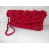 Bolsa de croche em fio de malha ID - 750