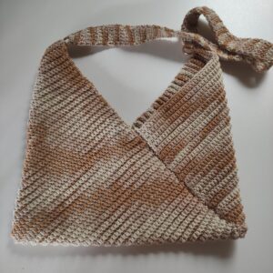 Bolsa Origami de Crochê