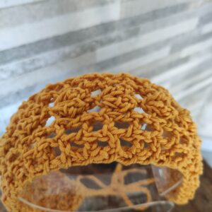 Faixa de cabelo em croche ( Headband)