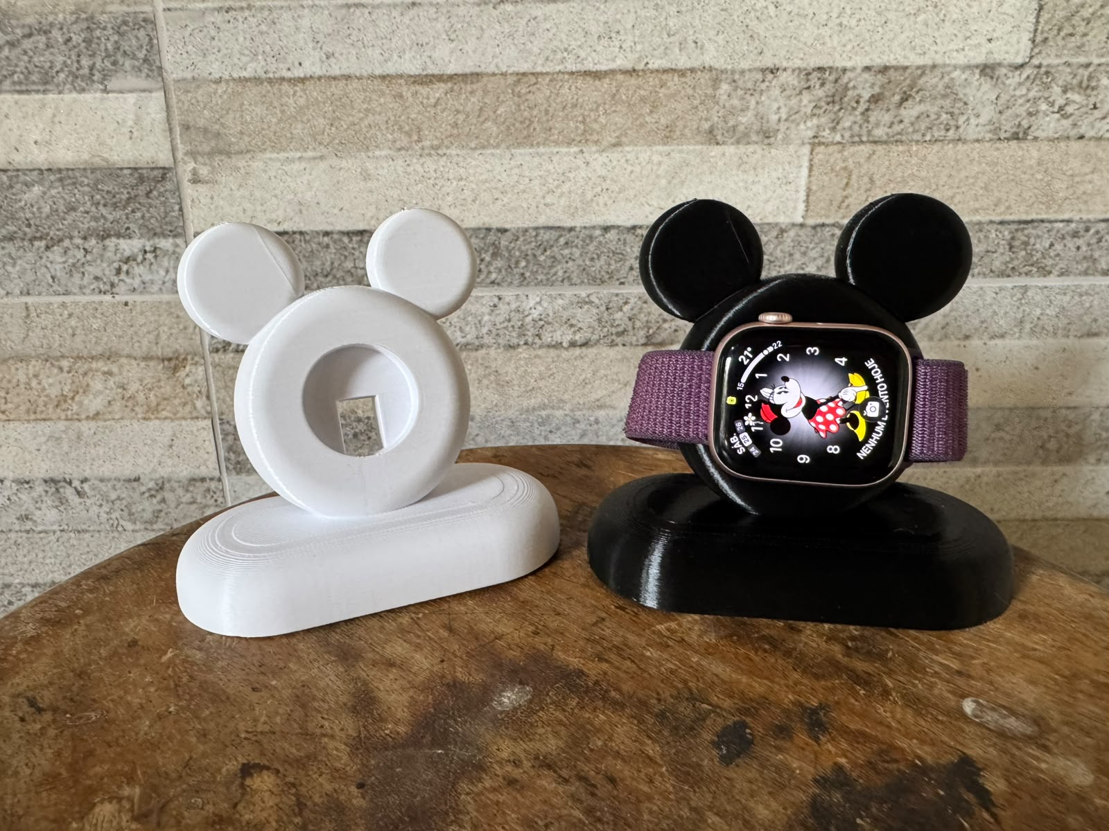 Supote Dock Temático Mickey Mouse Impresso em 3D para Apple Watch - Imagem 5